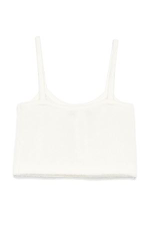 top in lana bianco MISS BLUMARINE KIDS | IF4005MA39P10602